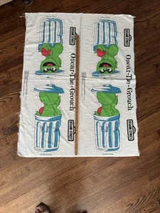 Oscar the Grouch Sesame Street Vintage Cut And Sew To Make Pillows - Picture 1 of 4