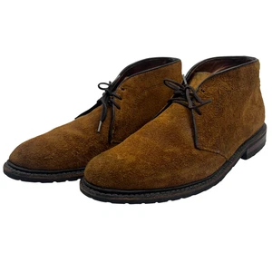 Allen Edmonds Boots Men's Size 9.5D Katmai Brown Nubuck Leather Chukka Suede - Picture 1 of 13