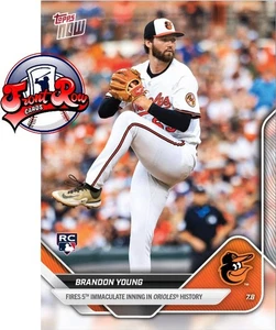 Brandon Young 2025 MLB Topps NOW Karte 405 Presale - Bild 1 von 2