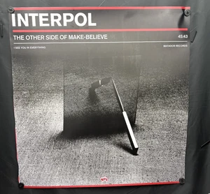 Interpol - L'altro lato di Make Believe 2022 Album Promo Poster Striscione 37 x 38 - Foto 1 di 1