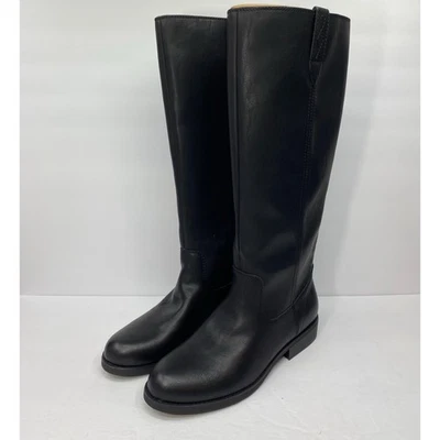 Botas Crown Vintage Mujer 10 M Negras Feya Eje Alto Cremallera Lateral Western NUEVAS $140 Foto 1 de 4