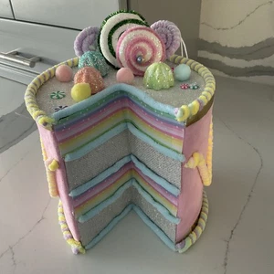 Cupcakes y Cachemira Viral Pastel Brillo Caramelo Pastel Árbol Topper Nuevo - Imagen 1 de 14