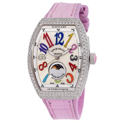 Reloj Franck Muller Vanguard Automático Diamante Esfera Blanca Damas V 32 SC AT FO L Foto 1 de 3