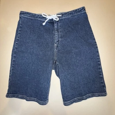 Vtg Tommy Hilfiger Denim Bermuda Shorts Women Size 8 Waist 30” Inseam 9 Y2K 90s - Image 1 of 4