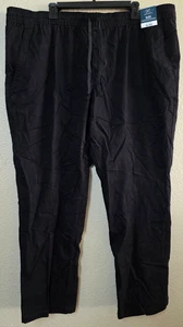 George Men's Black Soot Twill Jogger Pants Size 2XL (44-46) BRAND NEW - Picture 1 of 5