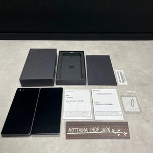 Telefono cellulare Android Axon M Z-01K nero sbloccato Docomo 64 GB testato GD! - Foto 1 di 16