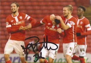 FOTO DE ACCIÓN 6x4 firmada por Marcello Trotta de Barnsley: + certificado de autenticidad - Imagen 1 de 1
