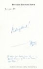 Bruce Shanks- Signed Paper