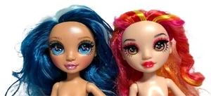 Lote de 2 Muñecas Rainbow High Customs ÚNICAS Repuesto Skylar Laurel Desnudo LEER - Imagen 1 de 16