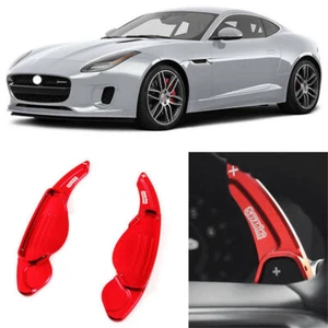 2pcs Alloy Add-On Steering Wheel DSG Paddle Shifters Extension For Jaguar F-Type - Picture 1 of 9