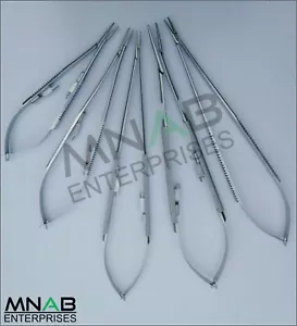 05 PIEZAS Soporte de Micro Agujas Jacobson con Bloqueo, Mandíbulas Rectas-Alta Calidad - Imagen 1 de 2