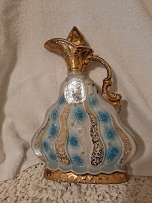Vintage Jim Beam Floral China Chaisma  whiskey decanter  - Image 1 of 4