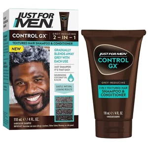 Just for Men CONTROL GX 2-in-1 GRAU REDUZIERENDES STRUKTURIERTES HAARSHAMPOO & CONDITIONER - Bild 1 von 6