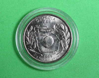 - 1999 - P Mint - Georgia State Quarter P00442 - Image 1 of 2
