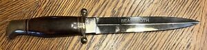 Vintage Hoffritz Beartooth Dagger Fixed Blade Knife Solingen Germany 10 In. OAL