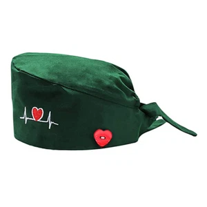Unisex Surgical Cap Doctor Nurse Baotou Caps Bouffant Sanitary Cotton Polyester - Picture 1 of 85