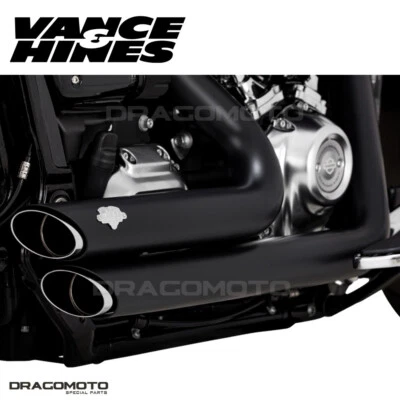 Harley FLFBS 1868 ABS Softail Fat Boy 114 2024 Shortshots escape completo Vance... Foto 1 de 4