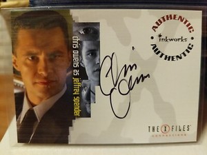 2005 X-Files Connections Chris Owens A5 Autograph Card