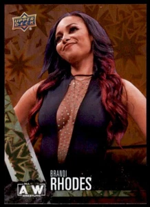 2021 Upper Deck AEW Dynamite Parallel #53 Brandi Rhodes - Picture 1 of 2