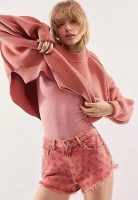 Pantalones cortos Free People Mixed Emotions Hi Lo 25 nuevos sin etiquetas Foto 1 de 4