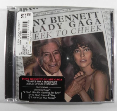 Tony Bennett & Lady Gaga ~ Cheek to Cheek (CD, Sep-2014, Interscope) NEW Sealed - Image 1 of 2