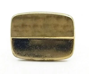 Antiguo Hickok Deco Oro Amarillo GF Rectangular Puño Eslabón Único Steampunk OK942 - Imagen 1 de 8