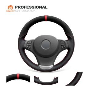MEWANT DIY Wildleder Echtes Leder Lenkradbezug für BMW E83 X3 2003-2010 X5 E53 - Bild 1 von 8