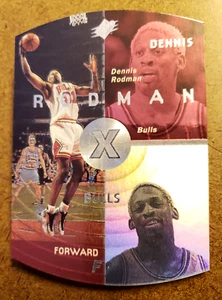 1997-1998 Upper Deck SPx DENNIS RODMAN NBA Die-Cut Basketball Card #08 Bulls HOF - Picture 1 of 12