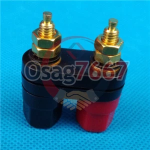ONE 5-WAY Speaker Cable TERMINAL Dual BINDING POST NEW - Picture 1 of 6