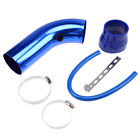 Cold Air Intake Filter Induction Set Pipe Power Flow Hose System Car Part Blue
