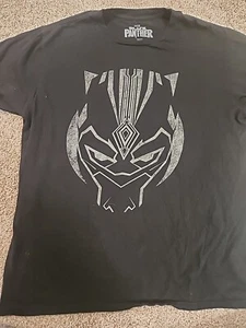 Marvel Black Panther Cotton Black Shirt - Men's Size X-L - Picture 1 of 5