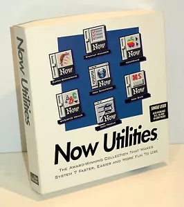 VINTAGE APPLE MACINTOSH SOFTWARE BLOWOUT: Now Utilities -- Open Box Complete - Picture 1 of 3