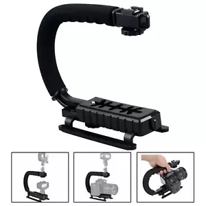 Handheld Camera Video Stabiliser With Hot Shoe Mount Extreme Sport Photography - Picture 1 of 11