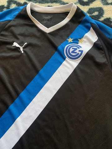 Puma Grasshoppers Zürich Shirt Jersey Switzerland Sz L swiss soccer Switzerland Cover
