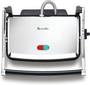 the Toast & Melt Sandwich Press, Brushed Stainless Steel, BSG220BSS - Picture 1 of 12