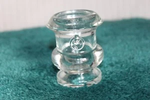 VASO PORTA STUZZICADENTI VINTAGE IN VETRO PRESSATO - Foto 1 di 7