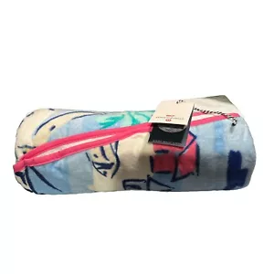 Vineyard Vines x Target Island Scene Round Beach Towel 60” Palm Tree Boat New - Picture 1 of 3