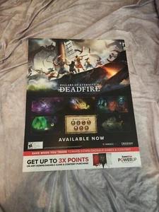 Póster de videojuego Pillars of Eternity II 2 Deadfire GameStop 22x28 - Imagen 1 de 8