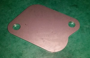 Stainless Steel Fuel Pump Blank Plate AC DELCO Hillman Sunbeam Singer Humber - Picture 1 of 2