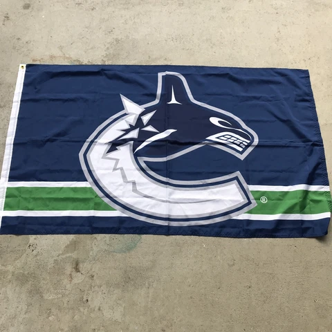 NHL Vancouver Canucks Banner Flag WinCraft Large Outdoor 3x5 Grommets Cover