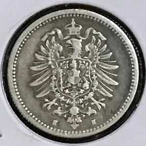 Germania 50 Pfennig Argento KM 6 VF 1876 - Foto 1 di 2