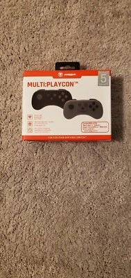 Snakebyte Multi Playcon 2 PC Set Black and Grey Wireless Bluetooth Controller - Image 1 of 3