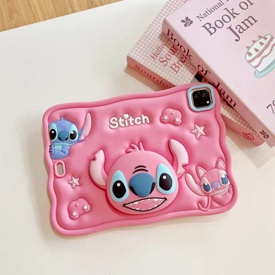 For iPad 11th A16 10th 10.9" 9 8 7 mini 7 6 Air Pro Stitch Kid Stand Case Cover - Image 1 of 4