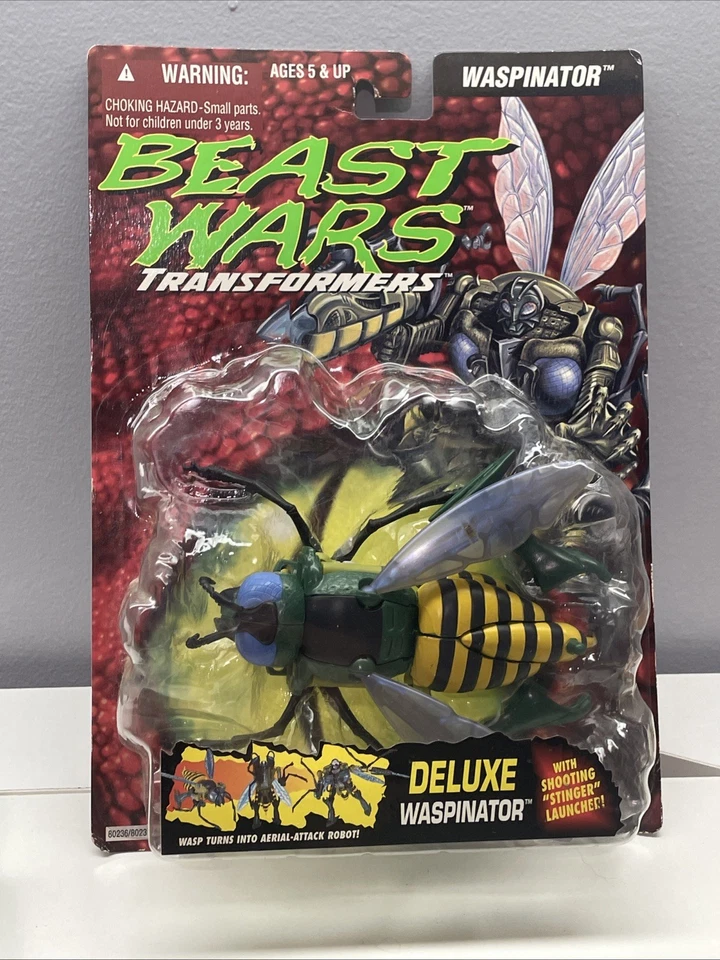 De colección Transformers Beast Wars Predacon Waspinator Kenner sellado de fábrica 1995 Foto 1 de 4