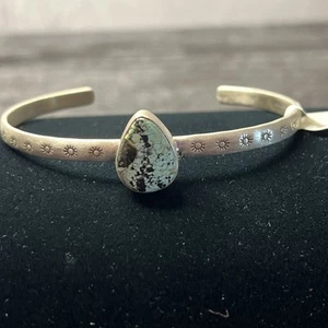 Sterling Silber Black Jack Türkis Armreif Armband - Bild 1 von 7