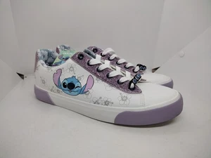 Ground Up Disney Stitch Mens Size 11 Lace Up Sneakers Shoes Purple Glitter - Picture 1 of 8