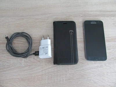 Samsung Galaxy S7 - Schwarz, 32 GB - ohne Simlock - Beschr. bitte lesen - Bild 1 von 4
