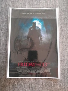 Friday The 13th Movie Poster Repro Welcome To Crystal Lake - Picture 1 of 4