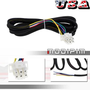 6 Pin Wiring Harness for Tail 3rd Brake Light Auxiliary Trailer Lights Dome - Picture 1 of 8
