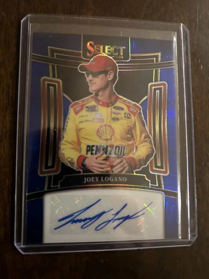 Panini Select 2023 azul - Joey Logano automático/49 Foto 1 de 2
